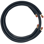 Ductless Lineset, 3/8" x 3/4" x 50', 1/2, Black Standard